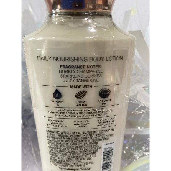 Bath & Body Works Holiday Christmas “Champagne Toast” New 3 Pc Set - Picture 9 of 12